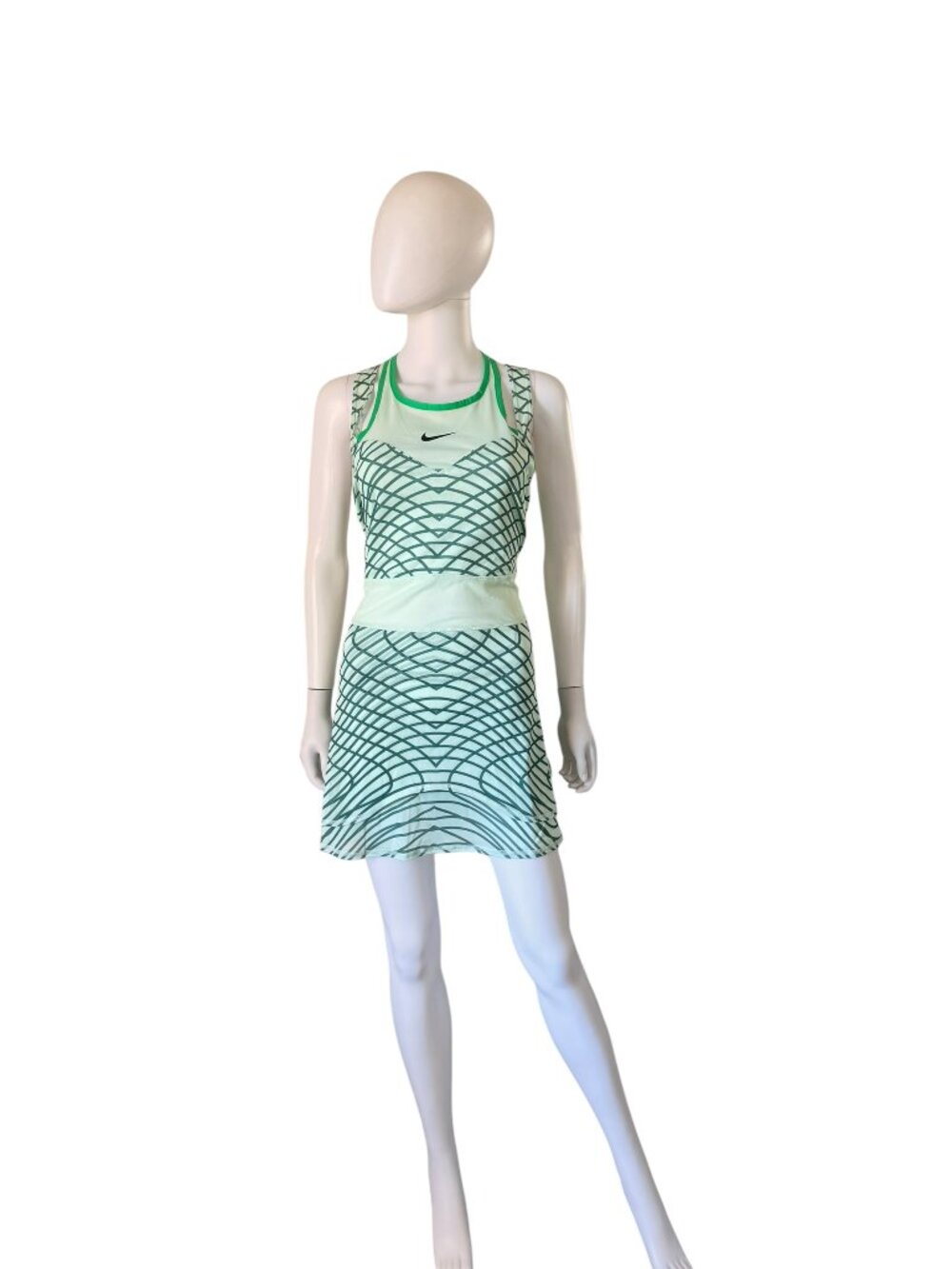 Nike Court Dri-FIT Slam Tennis Dress in Barely Green XL NEW
